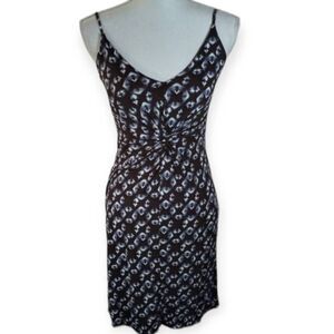H&M NAVY & WHITE DRESS SZ.S EUC.